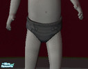Sims 2 — Black Nappies by badger_c — This is a recolour of the Maxis nappie, in black. Thought I\'d make it as I wanted a