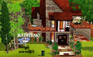 Sims 3 — Small Serenity II by Ieatsteak — Small home for artistic, outdoor loving Sims. Carriage house with work space in
