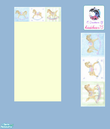 Sims 2 — Patchwork Nursery #2 HB75 - Patchwork Nursery #2 Yellowa Hb75 by hiedibear75 — Soft as a lil lamb, sweet as