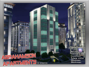 Sims 3 — Abrahamson Apartments by estatica — Centrally located, the Abrahamson apartments is a favorite among the coolest
