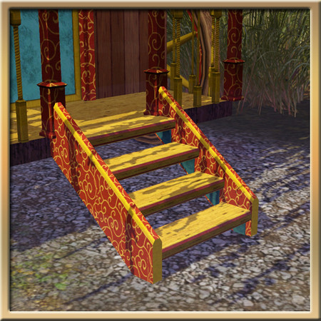 Sims 3 — Nomadic Stair Ladder by Cyclonesue — For your nomad Caravans. By Cyclonesue for TSR
