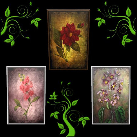 Sims 3 — Birthday Flowers by kiseger — Three beautiful paintings. Enjoy! :)