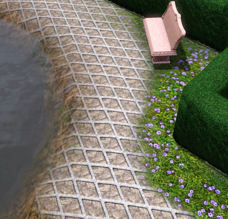 Sims 3 — Simmiller_Terrain_Diamonds by _Simmiller — Diamonds is a new terrain for all your lot creations. The stones are