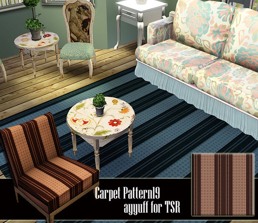 Sims 3 — Carpet Pattern19 by ayyuff — 