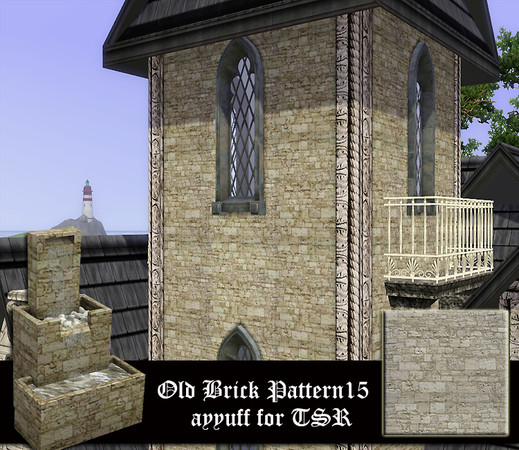 Sims 3 — Old Brick15 by ayyuff — 