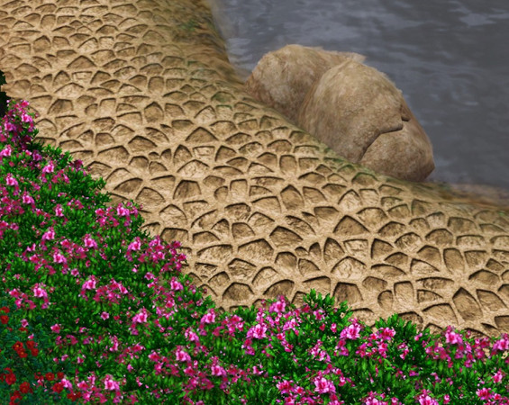 Sims 3 — Simmiller_Terrain_Medium Mortar Brown by _Simmiller — Medium Mortar Brown is a new terrain for all your lot