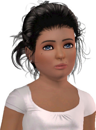 Sims 3 — Amelia by Jaaasmin — Amelia is a beautiful, smart and wise young girl who loves to paint and read books in her