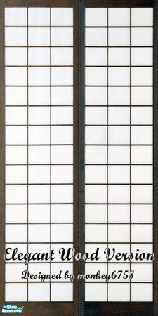 Sims 2 — Elegant Wood Version 3-03 by monkey6758 — wood panel