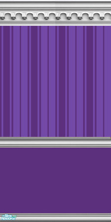 Sims 2 — NK Split Walls - Purple Lights by MoMama — A wall with Purple Lights bottom, Purple Lights Oxford stripe top and