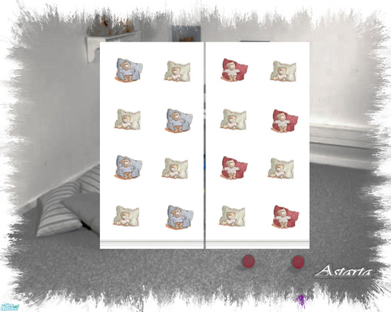 Sims 2 — Paddy  by Astarta — Painted walls for the nursery or the kidsroom.