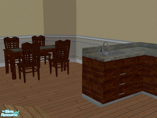 Sims 2 — Kitchen Set 1 by annam — This is my first kitchen set. 