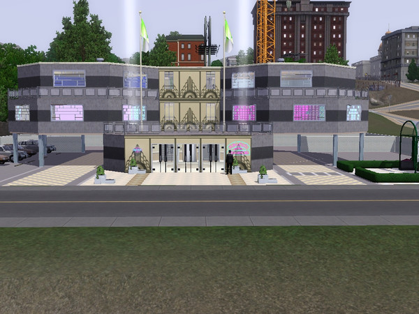Sims 3 — Butterfly Lounge by jasper321 — Kicking great nightclub with hot tubs , 2 star celebrity lounge and game room.