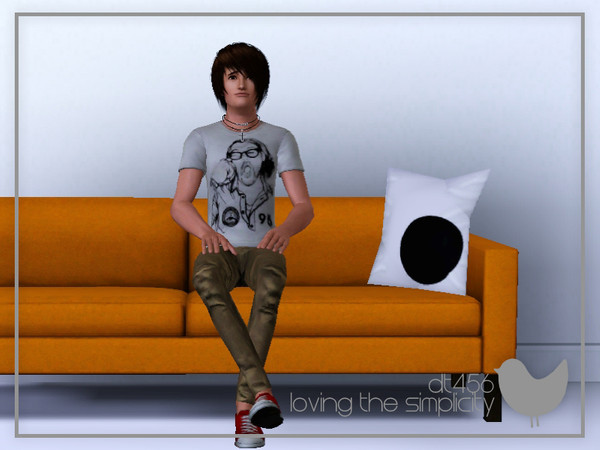 Sims 3 — The Dot Pillow by DT456 — 8 years as an FA. Three gold badges. Who could that be? Dot, ofcourse! I made this