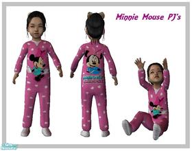 Sims 2 — Minnie Mouse PJ\'s by sinful_aussie — Cute Minnie Mouse PJ\'s for little girls.