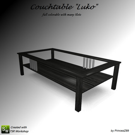 Sims 3 — CouchtableLuko by Princezz89 — No Description