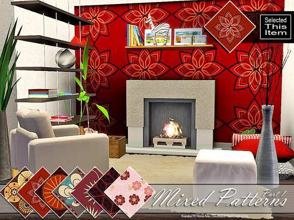 Sims 3 — Mixed6 (Pattern) by brandontr — BrandonTR at TSR