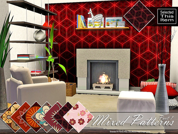 Sims 3 — Mixed3 (Pattern) by brandontr — BrandonTR at TSR