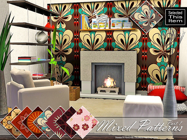 Sims 3 — Mixed1 (Pattern) by brandontr — BrandonTR at TSR