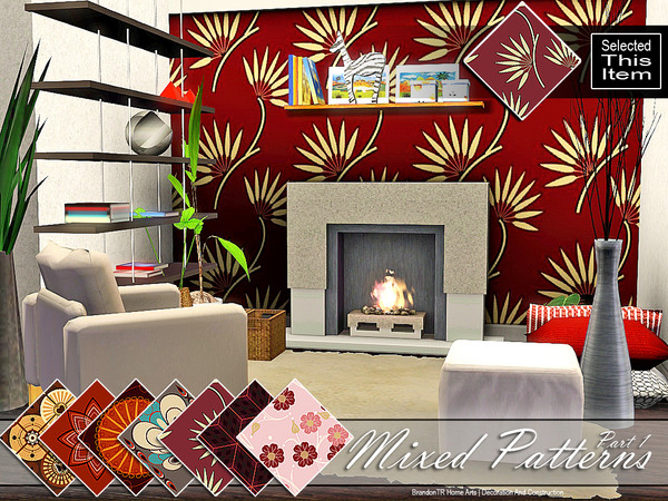 Sims 3 — Mixed5 (Pattern) by brandontr — BrandonTR at TSR