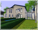 Sims 3 — Midsized FamilyLot by Alyasha — 2 BR, 1,5 BA, garage, balcony. This house is perfect for a family with 1 child.