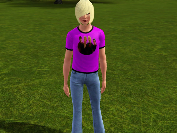 Sims 3 — am top shirt tee_crew by grim123 — I tried to look for a recent picture and this is it.Nice bright colours to