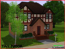 Sims 3 — Sims 2 Tiny Tudor by sadie7684 — The Tiny Tudor features 2 plus bedrooms and 1 1/2 baths. I kept the house as