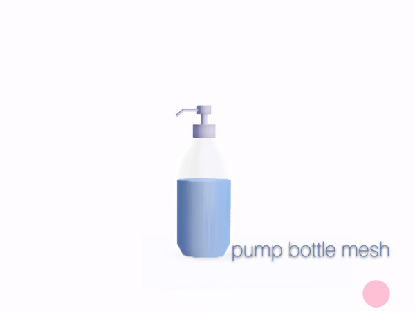 Sims 3 — Pump Bottle Mesh by DOT — Pump Bottle Mesh by DOT of The Sims Resource