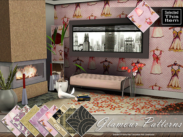 Sims 3 — Glamour7 (Pattern) by brandontr — BrandonTR at TSR