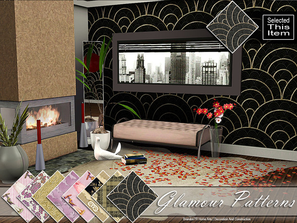 Sims 3 — Glamour5 (Pattern) by brandontr — BrandonTR at TSR