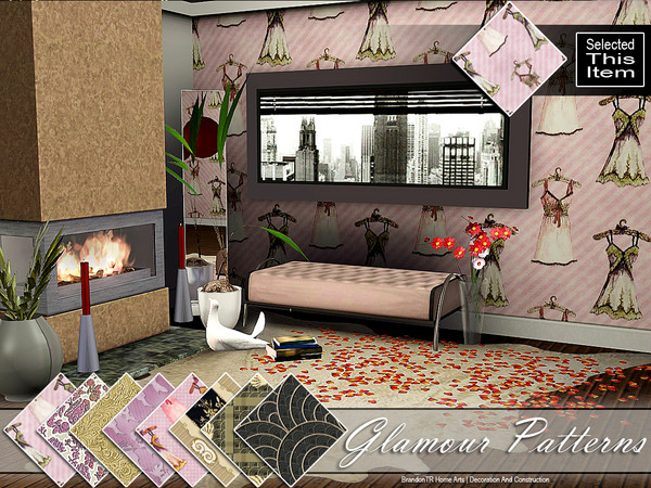 Sims 3 — Glamour8 (Pattern) by brandontr — BrandonTR at TSR