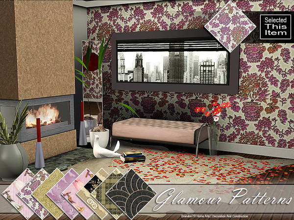 Sims 3 — Glamour3 (Pattern) by brandontr — BrandonTR at TSR
