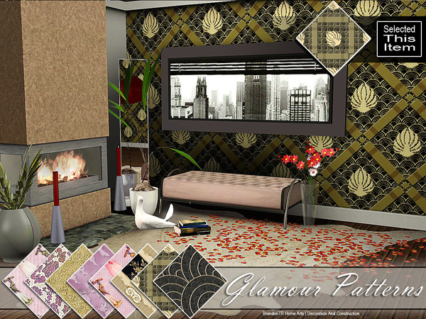 Sims 3 — Glamour6 (Pattern) by brandontr — BrandonTR at TSR