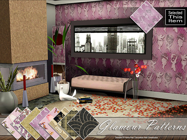 Sims 3 — Glamour2 (Pattern) by brandontr — BrandonTR at TSR