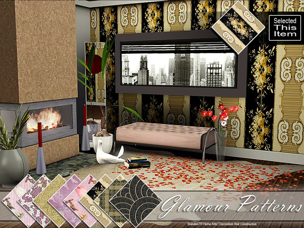 Sims 3 — Glamour1 (Pattern) by brandontr — BrandonTR at TSR