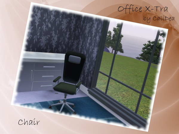 Sims 3 — Office X-Tra Chair by CaliDea — Office X-Tra Chair