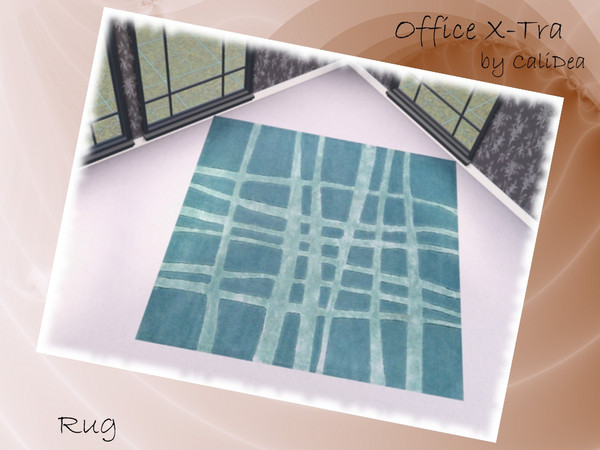 Sims 3 — Office X-Tra Rug by CaliDea — Office X-Tra Rug