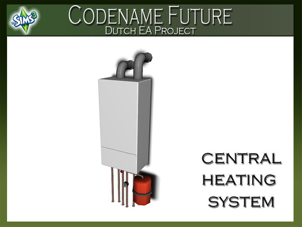 Sims 3 — Central heating system by Mutske — More for less, since Dutch! The Hayuchi hr-boiler is therefore a world gift.