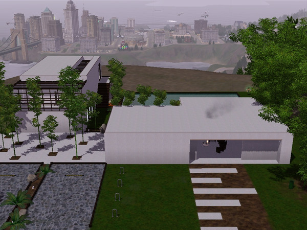 Sims 3 — Llama resort by simoleontree — community park, built on 152 windsor drive in BP. includes two bars, a hot tub,
