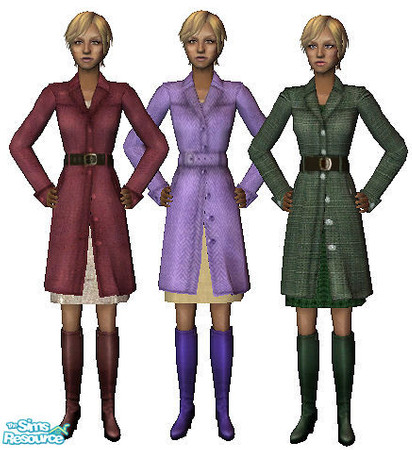 Sims 2 — coat by mereltje — none