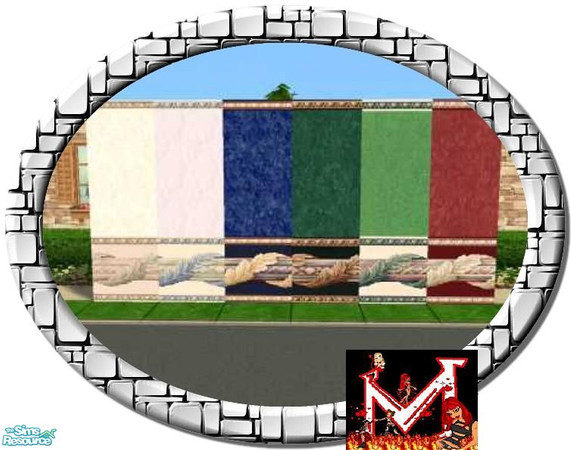 Sims 2 — paint wall set by manuela55 — 