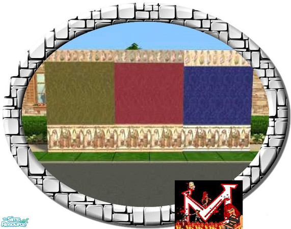 Sims 2 — kitchen wall set by manuela55 — 