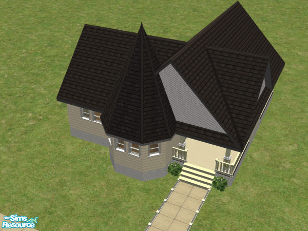 Sims 2 — Tiny Victorian by sjeff039 — Here is a beautiful starter house with a Victorian vibe! Furnished with the basics