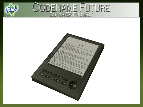 Sims 3 — E-reader by AnoeskaB — Thanks to this E-Reader you won't need any books anymore. This will save a lot of trees!