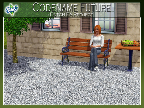 Sims 3 — Gravel by AnoeskaB — Gravel will let the rain water go slowly into the ground; that will prevent puddles and is