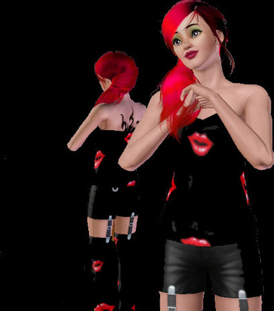 Sims 3 — kissy missy by mellymoshpit — kissy missy