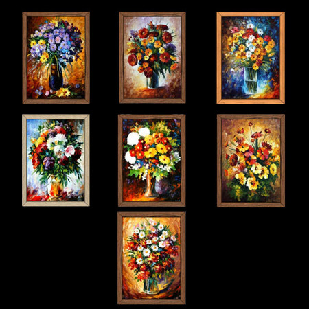 Sims 3 — Flowers Paintings2 by kiseger — 7 beautiful flower paintings by kiseger