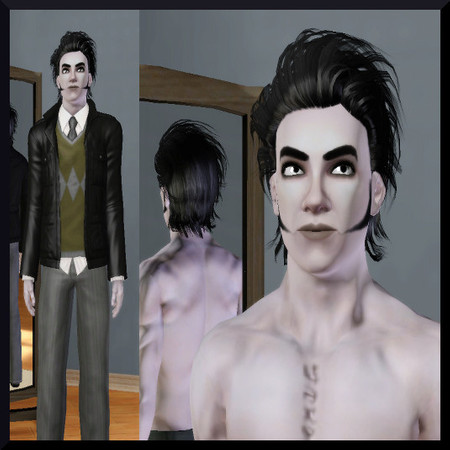 Sims 3 — Rob Zombie2 by mellymoshpit — new improved body and hair no bad files in my game.