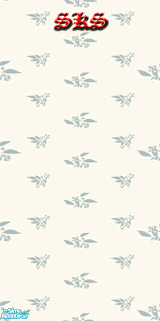 Sims 2 — Seasons Wild Berries - Blue on White by 71robert13 — Addapted from Seasons \"Half Stripe\" walls