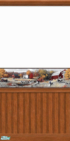 Sims 2 — Fall Pasture - 5 by Cerulean Talon — Tranquil farm scene by Talon