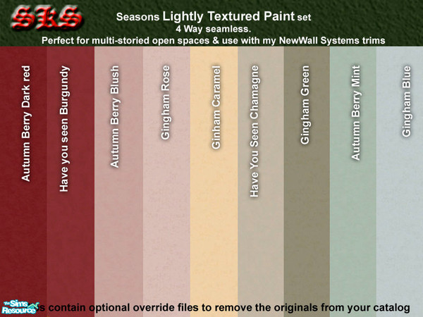 Sims 2 — Seasons Paints by 71robert13 — Taken from Seasons, now made 4 way seamless. Perfect for multi-storied walls